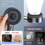 5檔帶刷蓮蓬頭(贈濾芯), , large