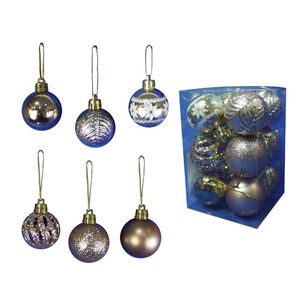 40MM champagne gold shaped balls