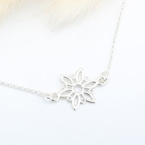 【Angel & Me】冬季 小雪花 s925 純銀 項鍊 生日 情人節 禮物