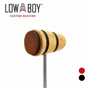 LOW BOY Standard 皮革紅線 手工 大鼓鼓槌【敦煌樂器】