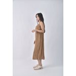 (M) soo june質感吊帶無袖杏色洋裝二手衣, , large
