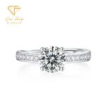 【CF鑽飾】戒指 莫桑鑽《溺愛》1克拉, , large