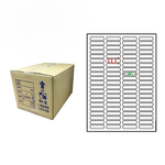 【鶴屋】A4電腦標籤 11.1x46mm 圓角 84格 1000張入 / 箱(L1146 LX), , large