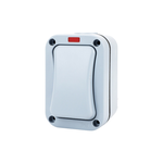 Waterproof switch, dual control, narrow design, , large