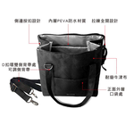 SADOMAIN雙層保溫購物袋-黑-1入, , large