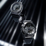 CASIO 卡西歐 G-SHOCK 八角雙顯手錶 GM-2100BB-1A, , large
