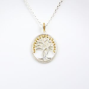 【Angel & Me】Eternal Tree of Life s925 sterling silver necklace Birthday gift