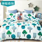 印花涼被床包組, , large