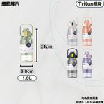 【H&R安室家】Dodge 道奇Tritan彈蓋水壺(無吸管)運動水壺1000ml(H40), , large