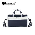 Lesportsac Mini Duffel Crossbody 運動風手提肩背兩用小包/ 條紋海軍藍, , large