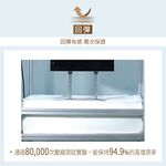 【日本旭川】特規版 AIRFit氧活力厚磅4.5CM雙面支撐空氣床墊 舒適支撐 可水洗 6D透氣循環, , large