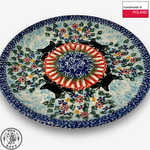【SOLO Vintage】Cerraf Polish Pottery 17cm Dessert Plate Round Plate Black Cat Garden Series Made in Poland, , large