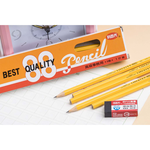 【龍品文創】利百代 88 HB皮頭黃桿鉛筆-12支入, , large