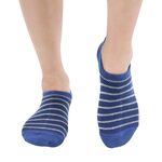 【D&G】條紋網狀低口直角女襪<黃色>D501 短襪 低口襪, , large