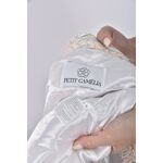 (L) petit camelia混色長版白色外套二手衣, , large