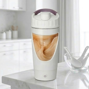 電動攪拌杯 700ml 【極限白】可拆底座 一鍵自動攪拌 防漏杯蓋 健身 辦公室 送禮 咖啡 隨行杯 攪拌杯 搖搖杯 蛋白粉 奶昔