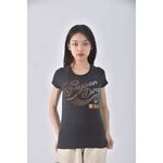 (S) superdry棉質圖案灰色短袖上衣二手衣, , large