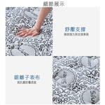 【KIKY】慕尼黑銀離子乳膠彈簧床墊5尺, , large