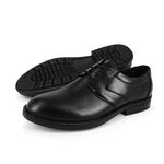 男真皮皮鞋 商務皮鞋 英倫皮鞋 休閒皮鞋 正式皮鞋 學生皮鞋 透氣 不悶熱 柔軟 舒適 減壓 止滑 耐走 耐久站 925黑, , large