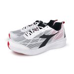 DIADORA迪亞多那 專業輕量慢跑鞋 男運動鞋 男鞋 吸濕 排汗 透氣 散熱 保護後跟 緩震 釋壓 厚底 止滑 白 黑, , large