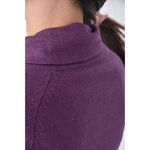 (S) 微高領紫色長袖上衣二手衣, , large