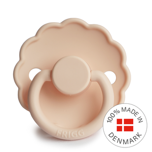 FRIGG Daisy - Round Silicone Pacifier - Pink Cream - Size 2