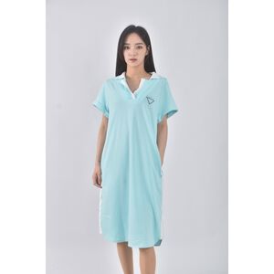 (S) kao meifen棉質藍色洋裝二手衣