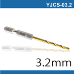 鉅玉經典｜六角白鐵起子鑽頭-3.2mm(1分/1/8") YJCS-03.2, , large