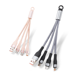 [RONEVER] 多合一吊飾充電線 VPC191-1 玫瑰金, , large