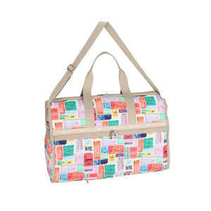 Lesportsac Deluxe Lg Weekender 奢華大型旅行袋 / 旅人的印記