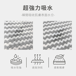 百特兔親水柔膚條紋大毛巾, , large