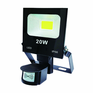 【感應王】HC-820A  20W戶外微波感應投光燈(白光-台灣製) 可調日夜,距離及時間