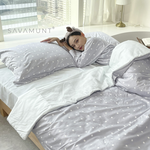 【Savamunt】Ionic+ ™ Antimicrobial Technology &  Austrian Lenzing Tencel™ Modal Four-pieces Quilt Bedding Set Pre-order Limited Sale -KING pinkdot, , large