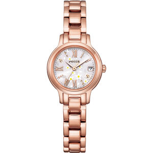 CITIZEN 星辰 Wicca 台灣限定款 茉莉花太陽能女錶 送禮首選-24mm KH4-963-15