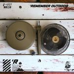 【樂活不露】12吋風格立扇【戰術綠】電風扇 靜音風扇 工業扇 三段風速 組裝式可拆卸, , large