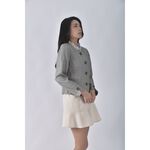 (S) xyz house千鳥格紋灰色外套二手衣, , large