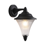 【卡米達】E27戶外庭園壁燈(CA1018WDBK), , large