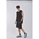 (S) 【范姜彥豐私服】boy london高腰男裝運動棉質素面黑色短褲二手衣, , large