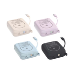 【sansuijibau】COZY H20 SSB Mini Solid Magnetic Power Bank (Carry-on Approved) 10000mAh - Black, , large