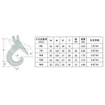 WIN五金 WIN卡式自鎖鉤系列 吊鉤 安全吊鉤 吊重鉤頭 鍊條掛鉤 鋼鏈吊鉤 起重吊鉤 吊卡車 吊車 工廠吊具 自動鉤, , large