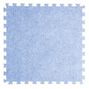 拼裝地毯9片-淺藍色