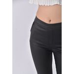 (M) sip 60高腰質感皮質藍色長褲二手衣, , large