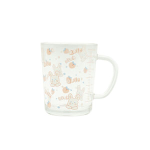KIYODO萌園玻璃馬克杯400ml-萌兔