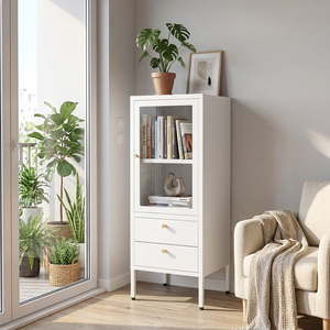 【AOTTO】簡約開門收納置物床頭櫃(AC-7001W)