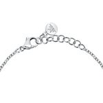 【快速出貨】MORELLATO TALISMANI系列 銀色不鏽鋼 蝴蝶之心手鍊 SAUN37, , large