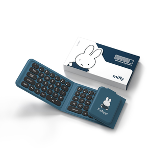 Miffy x MiPOW F01 Slim Fold Keyboard Blue