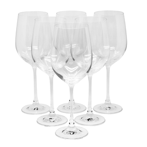 S/6 RED WINE GLASS