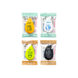 Water Drop Plastic Eraser