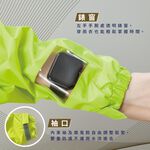 【達新牌】達新戰將連身式全開披肩機車雨衣 2XL/摩卡可可, , large