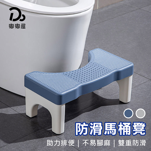 Non-slip toilet stool